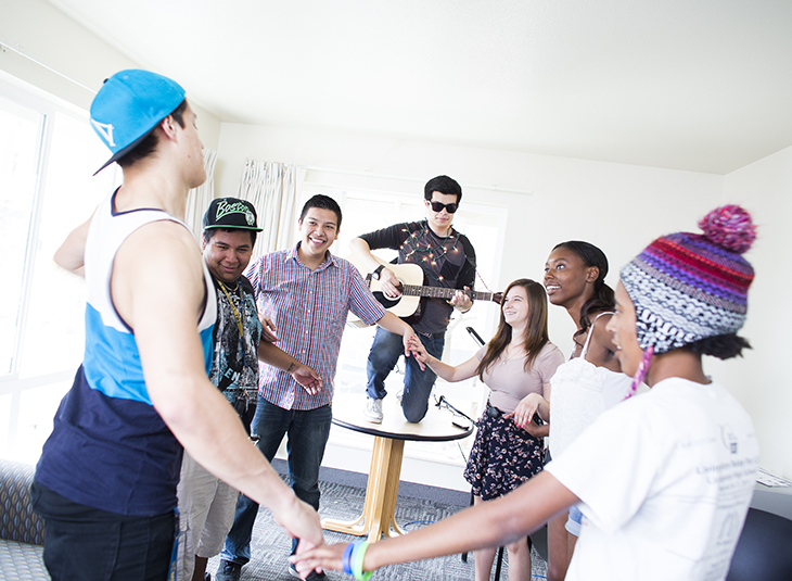 Student dancing