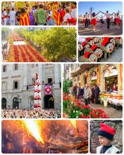 collage of images that represent Catalan